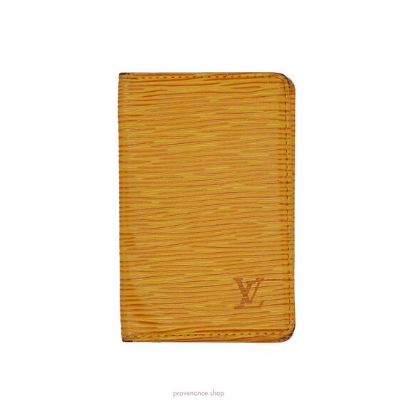 🔴 Louis Vuitton Pocket Organizer Wallet - Tassil Yellow Epi Leather - Picture 2 of 8